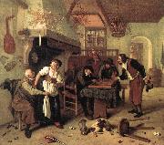 Jan Steen In the Tavern painting